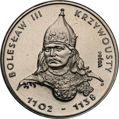 PRÓBA Nikiel 50 złotych 1982 Krzywousty st.L