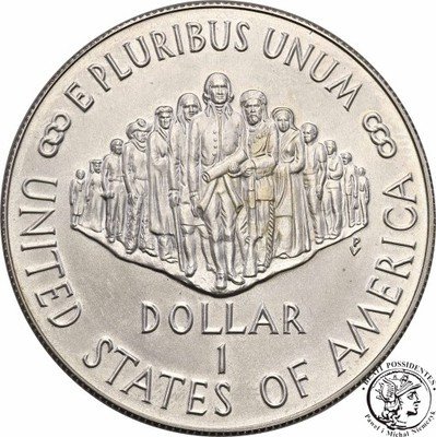USA 1 dolar 1987 P Konstytucja st.1 PIĘKNY