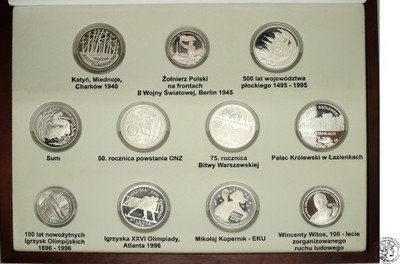 Pełny Zestaw Monet Kolekcjonerskich 1995 RZADKIE