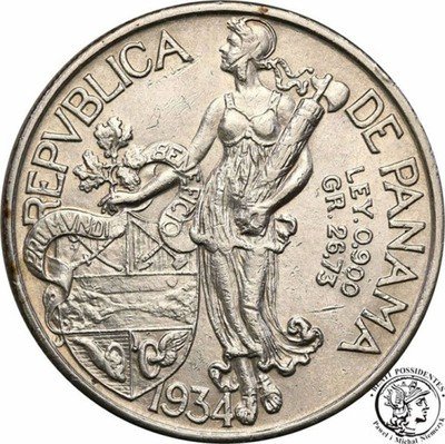Panama 1 Balboa 1934 st.2