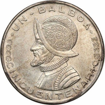 Panama 1 Balboa 1953 st.1 PIĘKNY