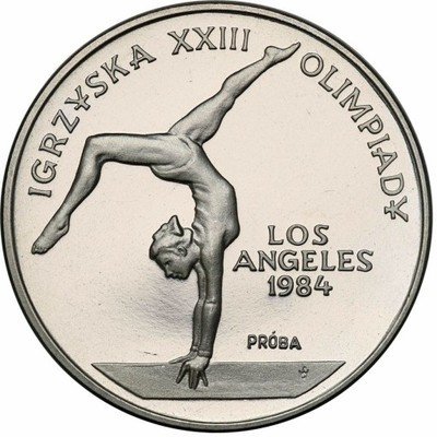 PRÓBA Nikiel 500 złotych 1983 Los Angeles st.L