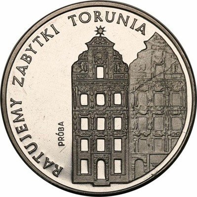 PRÓBA Nikiel 5000 zł 1989 Zabytki Torunia st.L