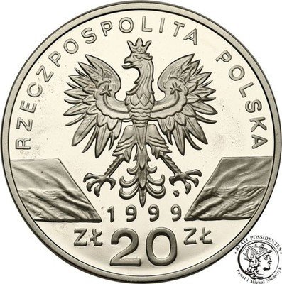 20 złotych 1999 Wilk st.L