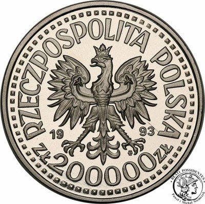 PRÓBA Nikiel 200 000 zł 1993 Ruch Oporu st.L