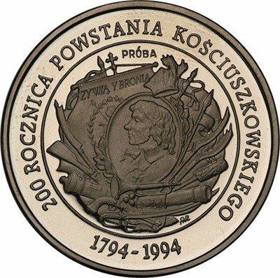 PRÓBA Nikiel 200 000 zł 1994 Kościuszkowskie st.L