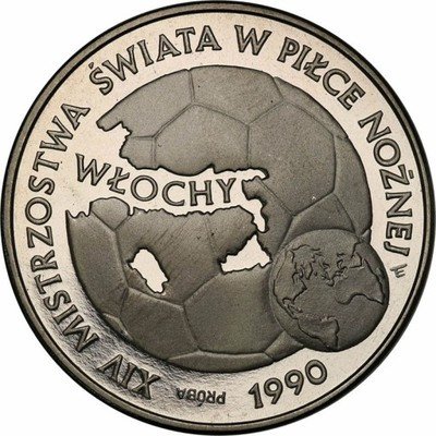 PRÓBA Nikiel 20 000 zł 1989 Włochy piłka st.L