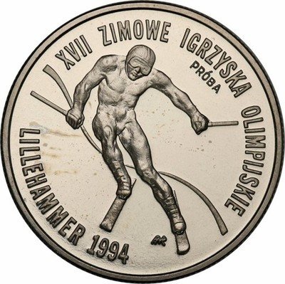 PRÓBA Nikiel 20 000 złotych 1993 Lillehammer st1