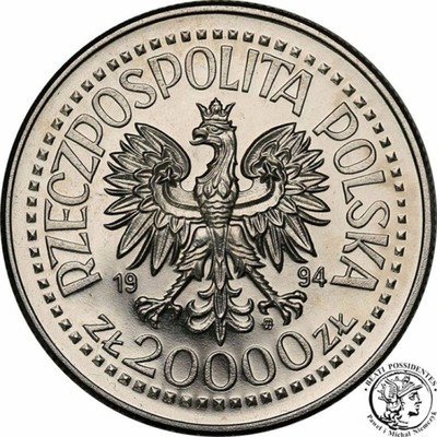 PRÓBA Nikiel 200 000 złotych 1994 Inwalidzi st.L