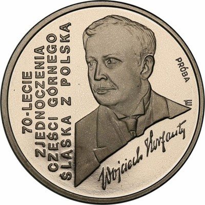 PRÓBA Nikiel 100 000 złotych 1992 Korfanty st. L