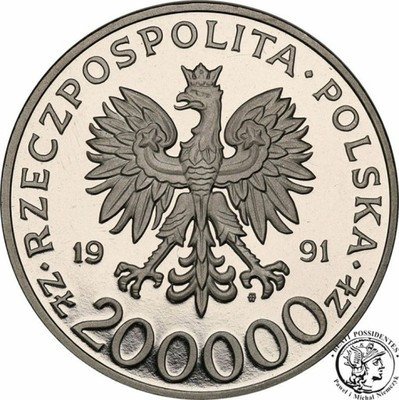 PRÓBA Nikiel 200 000 zł 1991 Targi Poznańskie st.L