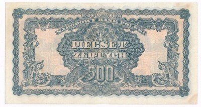 Banknot 500 złotych 1944 AX RZADKI
