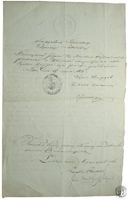 Akt urodzenia 1842 r. Chłaniów lubelskie