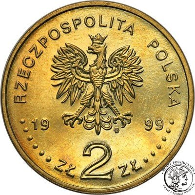 2 złote 1999 Władysław IV Waza st.1