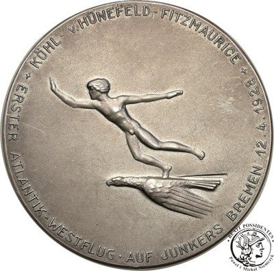 Weimar medal 1928 lot przez Atlantyk SREBRO st.1