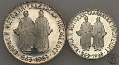 Bułgaria 2 + 5 Lewa 1963 lot 2 szt. st.L