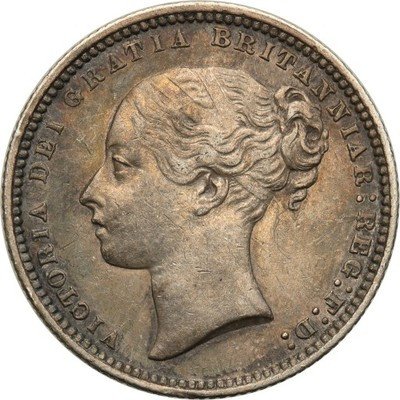 Wielka Brytania 1 szyling 1869 (12) Victoria st.2