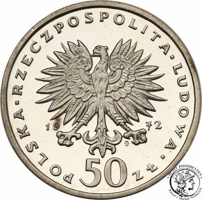50 złotych 1972 Fryderyk Chopin st.L-