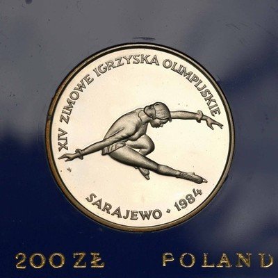 200 złotych 1984 Sarajewo st. L-