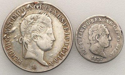 Europa monety srebrne lot 2 szt. st.4