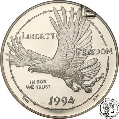 USA 1 dolar 1994 muzeum wojenne st.L