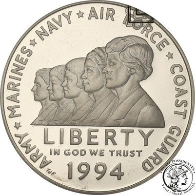USA 1 dolar 1994 kobiety w wojsku st.L