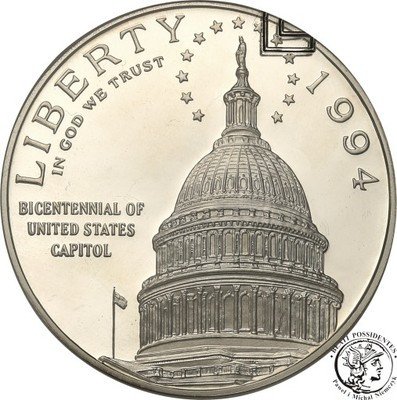 USA 1 dolar 1994 Kapitol Stanów Zjednoczonych st.L