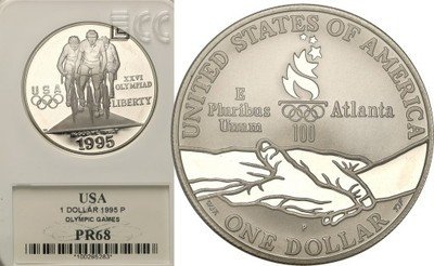 USA 1 dolar 1995 olimpiada Atlanta st.L