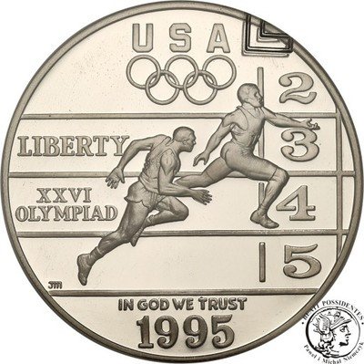 USA 1 dolar 1995 olimpiada Atlanta st.L