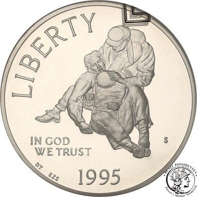 USA 1 dolar 1995 wojna domowa st.L
