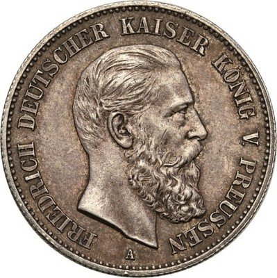 Niemcy Prusy 2 Marki 1888 A Friedrich III st.2-