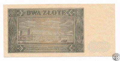 Banknot 2 złote 1948 AA (UNC-) PIĘKNY