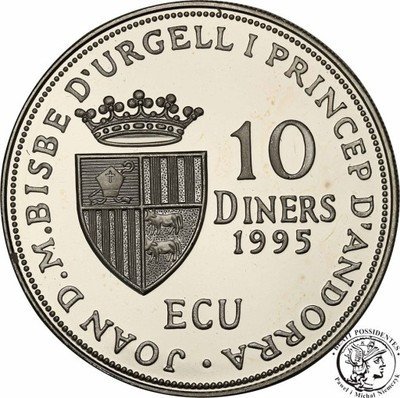 Andorra 10 Diners 1995 st.L