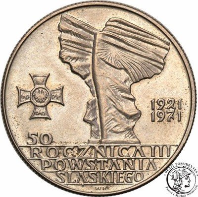 DESTRUKT 10 złotych 1971 Powstanie Śląskie st.1