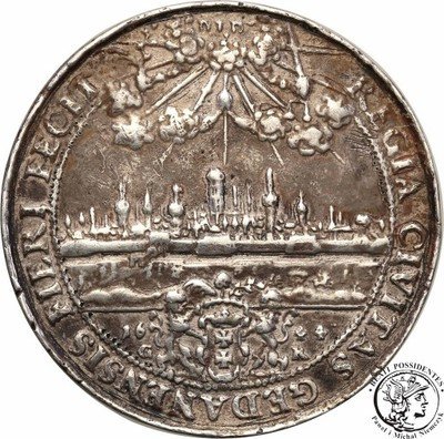 Władysław IV Waza donatywa 1644 Gdańsk replika st3