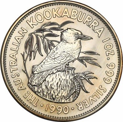 Australia 1 dolar 1990 Kookaburra st.L