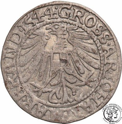 Śląsk Jan Kostrzyński grosz 1544 st.2-