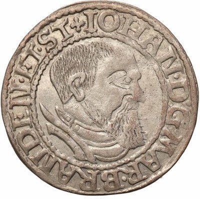 Śląsk Jan Kostrzyński grosz 1545 st.2