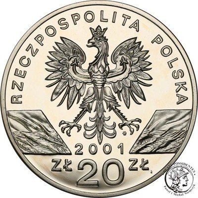20 złotych 2001 Paź Królowej st.L