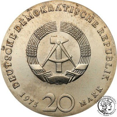 Niemcy DDR 20 Marek 1975 J. S. Bach st.1-