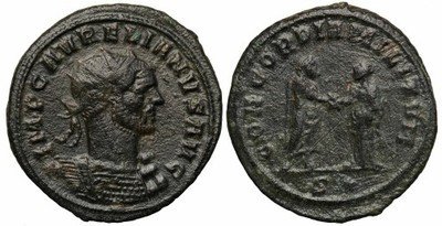 Rzym Aurelian 270-275 AR antoninian st.3+ ŁADNY