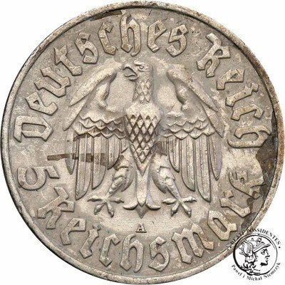 Niemcy Prusy 5 Marek 1933 A Luther st.3-