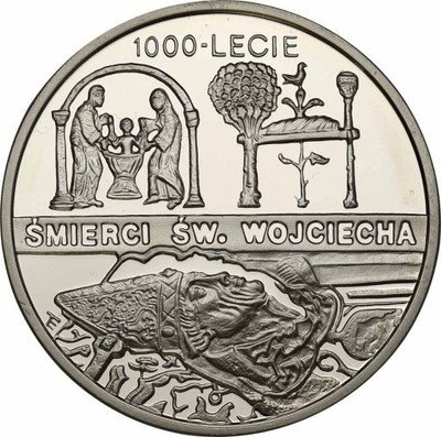 10 złotych 1997 Śmierć św. Wojciecha st.L