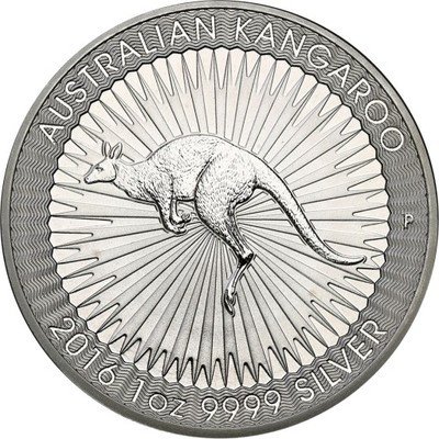 1 dolar 2016 Kangur uncja czystego srebra st.1