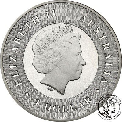 1 dolar 2016 Kangur uncja czystego srebra st.1