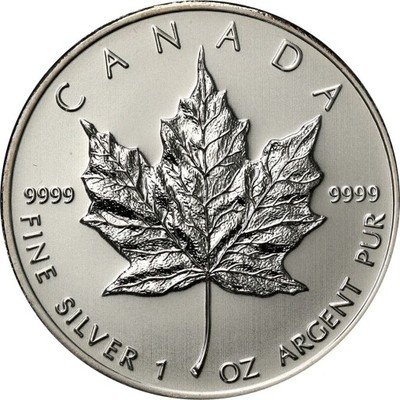 Kanada 5 dolarów 2009 uncja czystego srebra st.1