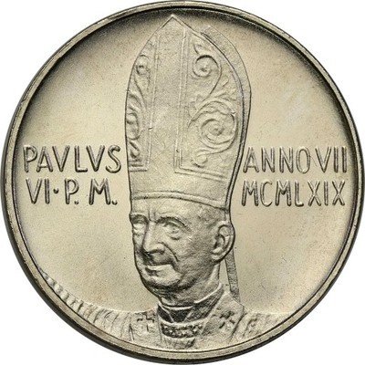 Watykan 500 Lire 1969 Paweł VI st.1