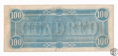 USA Confeder. Richmond 100 dolarów 1864 st 1 (UNC)