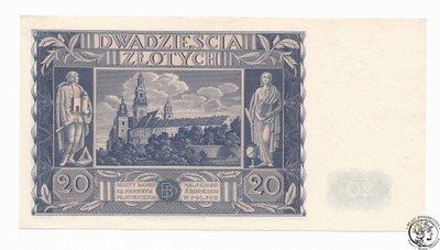 Banknot 20 złotych 1936 CE (UNC) IDEALNY