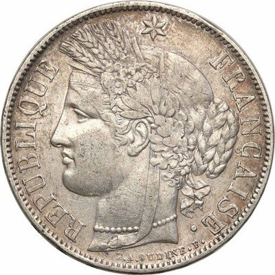 Francja 5 franków 1850 A Paris st.3